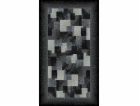 Koberec ALFA, 170×120 mm, černá, šedá