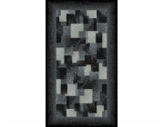 Koberec ALFA, 170×120 mm, černá, šedá