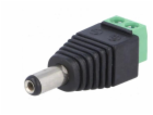 NAPÁJECÍ ZÁSTRČKA DC 2.1X5.5MM PRO OVLADAČ RGB PÁSKU