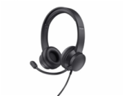 TRUST sluchátka s mikrofonem Ayda PC headset