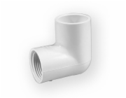 Koleno 406-005, PVC-U, 1/2" ID závit/lepidlo ID