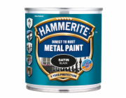 Barva Hammerite Satin, černá, polomatná, 250 ml