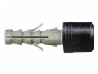 Dveřní zarážka Haushalt HTS09, 40 mm x 9 mm, pryžová, černá
