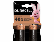 Prvky DURACELL, C/LR14, 1,5V, 2 ks.