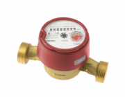 Měřič teplé vody dn20 130 mm 4 m3/h R100