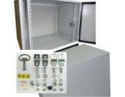 OCRACK 19" venkovní rozvaděč IP55 6U-400mm plechové dveře