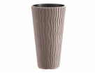 Květináč Prosperplast SANDY SLIM mocca 34,9 cm 