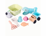 Sada 9 hraček do písku HG-933, různé barvy