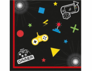 GoDan Gaming Party papírové ubrousky 33x33cm 20 ks