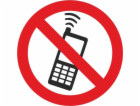 Samolepka telefonování je zakázána 130x130mm