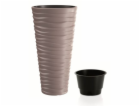Květináč Prosperplast SAND SLIM mocca 39 cm 