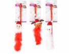 Flamingo Vánoční hračka pro kočky sněhulák/santa/sob