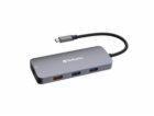VERBATIM Hub USB-C Pro Multiport 9 Port, 3x USB 3.2, 2x U...