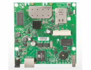 MikroTik RouterBOARD RB912UAG-2HPnD, 64MB, 802.11b/g/n, L4, 2xMMCX, 1xGLAN, miniPCIe, L4