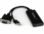 StarTech D-Sub (VGA) - HDMI + USB-A AV adaptér černý (VGA2HDU)
