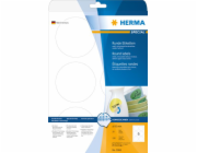Herma odlepovací etikety 5068 Movables, A4, kulaté, O 85 mm, bílé, matný papír, 150 ks (5068)