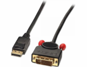 Lindy DisplayPort – kabel DVI-D 2m černý (41491)