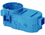 Simet 2cestný podomítkový box SE 60mm modrý (34117203)