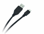 Libox USB-A - microUSB USB kabel 3 m černý (LB0012)