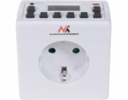 Maclean Digital Timer MCE30G Timer - digitální programátor, německá zásuvka.