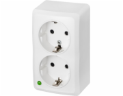 Elektro-Plast BERG Dvojitá zásuvka schuko n/t 2x2P+Z 16A (3738-00)