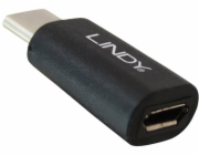 Lindy USB-C - microUSB USB adaptér černý (41896)