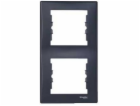 Schneider Electric Sedna vertikální grafitový dvojitý rám...