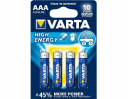 Varta High Energy AAA / R03 Baterie 4 ks.