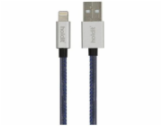 Holdit USB-A - Lightning kabel 1 m tmavě modrá (612663)
