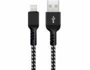 Maclean USB-A – Lightning kabel 1 m černý (MCE472)