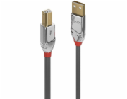 Lindy USB-A - USB-B USB kabel 5 m šedý (36644)