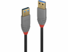 Lindy USB-A - USB-A kabel USB 5 m černý (36754)