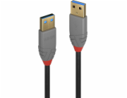 Lindy USB-A - USB-A kabel USB 5 m černý (36754)