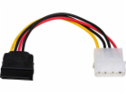Akyga Molex - SATA, 0,15 m, vícebarevný (AK-CA-17)