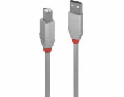 Lindy USB-A - USB-B kabel USB 0,5 m šedý (36681)