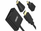 Unitek AV adaptér HDMI Micro - HDMI HDMI - D-Sub (VGA) + ...