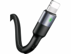 Usams USB-A - Lightning USB kabel 1 m černý