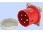 Elektromet Přímá červená deska zástrčka 32A 400V IP44 (922035)