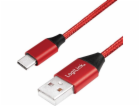 LogiLink USB-A - USB-C USB kabel 1 m červený (CU0148)