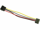 Inter-Tech Molex – SATA, 0,15 m, vícebarevný (88885306)