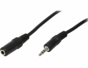 Kabel LogiLink Jack 3,5 mm – Jack 3,5 mm 3 m černý (CA1054)