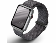 UNIQ  Aspen Apple Watch řemínek 40/38mm Pletená šedá/granitově šedá