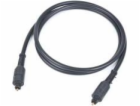 Gembird Toslink - kabel Toslink 1m černý (CCOPT1M)