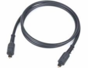 Gembird Toslink - kabel Toslink 1m černý (CCOPT1M)
