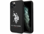 US Polo Assn US Polo USHCN65SLHRBK iPhone 11 Pro Max černá/černá silikonová kolekce