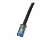 Patchcord LogiLink Logilink Cq7033s Cat.6a S/ftp Pvc+pe 1m Black