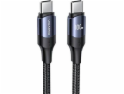 Usams USB-C – USB-C USB kabel 3 m černý (6958444973357)