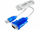 Cabletech DB9M USB - RS-232 USB adaptér modrý (KPO3431-1.5)
