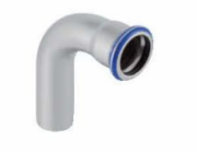 Geberit Mapress Edelstahl koleno, jednoduché hrdlo, 90° DN 50 (33308)