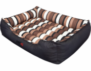 Hobbydog Comfort Bed - černá s XL popruhy